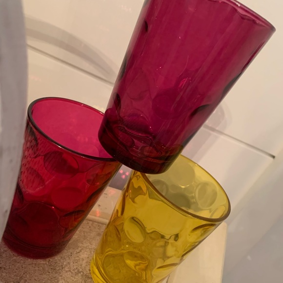 Vintage hazel atlas thumbprint water or juice glasses - Picture 8 of 8